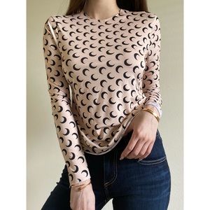 Nude moon top